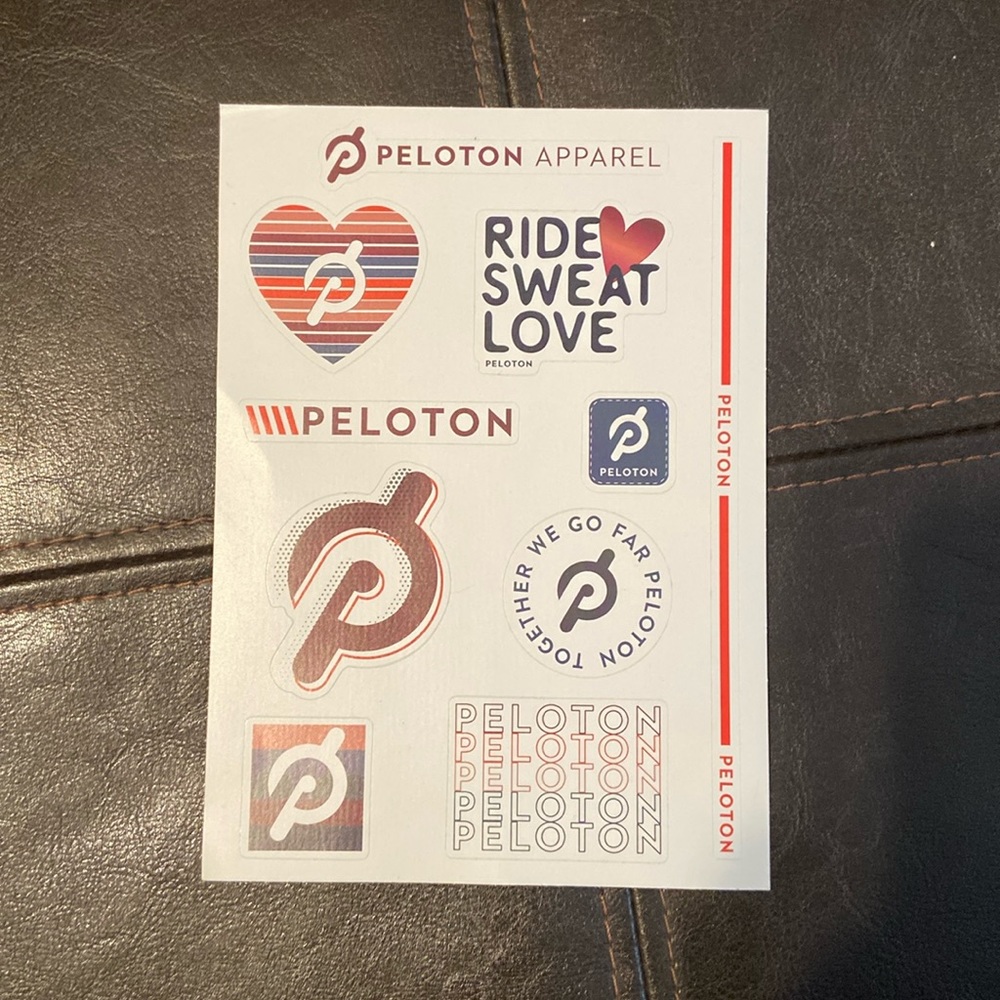 Peloton stickers